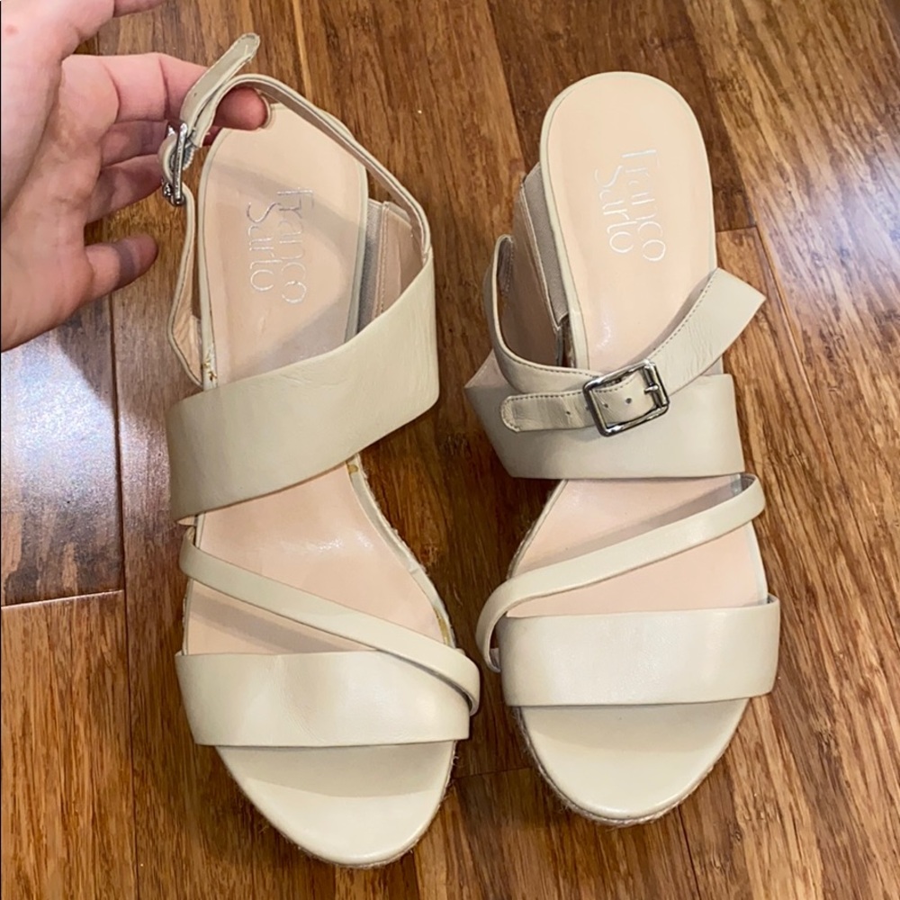 Franco Sarto Wedge Sandals - 10